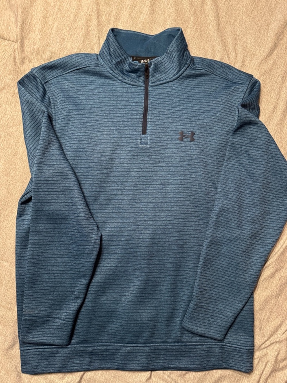 Under Armour Teal-Blue Half-Zip Pullover